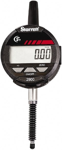 Starrett - Electronic Drop Indicators Minimum Measurement (Decimal Inch): 0.0000 Minimum Measurement (mm): 0.00 - Exact Tooling