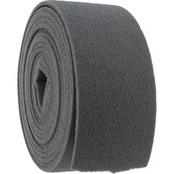 Brite Star - 30' Long x 6" Wide Nonwoven Roll - Very Fine Grade, Gray, Silicon Carbide - Exact Tooling