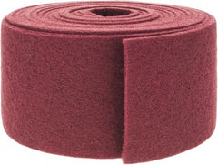 Brite Star - 30' Long x 6" Wide Nonwoven Roll - Very Fine Grade, Purple, Aluminum Oxide - Exact Tooling