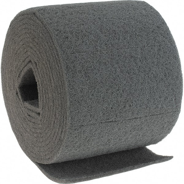 Brite Star - 20' Long x 8" Wide Nonwoven Roll - Very Fine Grade, Gray, Silicon Carbide - Exact Tooling