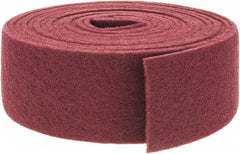 Brite Star - 30' Long x 4" Wide Nonwoven Roll - Very Fine Grade, Purple, Aluminum Oxide - Exact Tooling