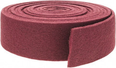 Brite Star - 30' Long x 4" Wide Nonwoven Roll - Very Fine Grade, Purple, Aluminum Oxide - Exact Tooling