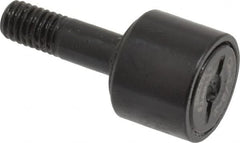 Accurate Bushing - 1/2" Roller Diam x 3/8" Width, 0.19" Stud Diam x 5/8" Length, Stud Cam Follower - Steel, 1/4" Thread Length, 10-32 Thread, 1" OAL, 970 Lb Dynamic Cap, 720 Lb Static Cap - Exact Tooling