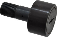 Accurate Bushing - 1-3/4" Roller Diam x 1" Width, 3/4" Stud Diam x 1-3/4" Length, Stud Cam Follower - Steel, 7/8" Thread Length, 3/4-16 Thread, 2-3/4" OAL, 7,870 Lb Dynamic Cap, 7,950 Lb Static Cap - Exact Tooling