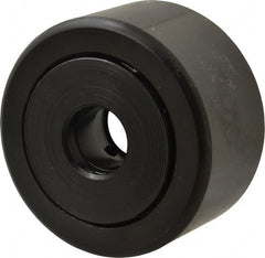 Accurate Bushing - 5/8" Bore, 2-1/4" Roller Diam x 1-1/4" Roller Width, Steel Yoke Cam Follower - 10,370 Lb Dynamic Load Capacity, 1-5/16" Overall Width - Exact Tooling