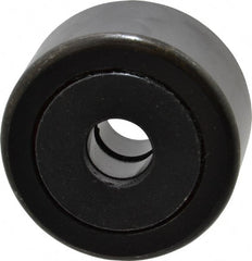 Accurate Bushing - 5/8" Bore, 2-1/4" Roller Diam x 1-1/4" Roller Width, Steel Yoke Cam Follower - 10,370 Lb Dynamic Load Capacity, 1-5/16" Overall Width - Exact Tooling