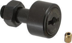 Accurate Bushing - 19mm Roller Diam x 11mm Width, 8mm Stud Diam x 20mm Length, Stud Cam Follower - Steel, 10mm Thread Length, M8x1.25 Thread, 32mm OAL, 4,250 N Dynamic Cap, 4,600 N Static Cap - Exact Tooling