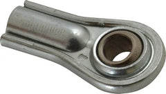 Alinabal - 1/2" ID, Female Spherical Rod End - 1/2-20 LH, Carbon Steel with Nylon Raceway - Exact Tooling
