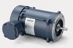 Leeson - 3/4 hp Explosion Proof Motor - G56C NEMA Frame, 115/208-230 Volts, 65% Efficiency at Full Load - Exact Tooling