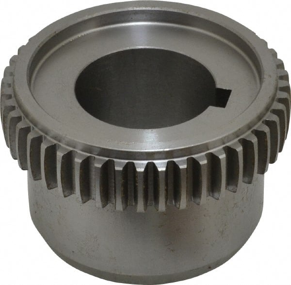 Lovejoy - 1-3/8" Inside x 3-3/4" Outside Diam, Rigid Coupling Hub - 5/16" Keyway Width x 5/32" Keyway Depth - Exact Tooling