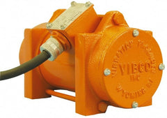Vibco - 1 Phase, 1.8 Amp, 115 Volt, 10-1/4" Long, Electric Vibrators - 100 to 300 Lbs. Force, 63 Decibels - Exact Tooling