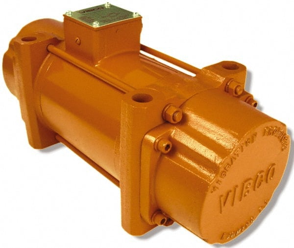 Vibco - 3 Phase, 1.2, 0.6 Amp, 230 & 460 Volt, 12-3/8" Long, Electric Vibrators - 110 to 900 Lbs. Force, 64 Decibels - Exact Tooling