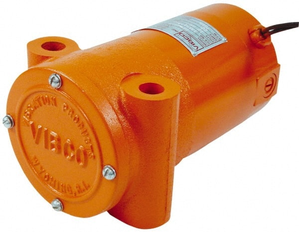 Vibco - 22 Amp, 12 Volt, 8-1/4" Long, Electric Vibrators - 0 to 400 Lbs. Force, 75 Decibels - Exact Tooling