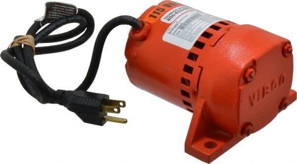 Vibco - 1 Phase, 0.5 Amp, 115 Volt, 5" Long, Electric Vibrators - 0 to 20 Lbs. Force, 45 Decibels - Exact Tooling