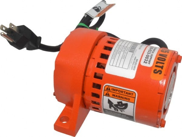 Vibco - 1 Phase, 0.8 Amp, 115 Volt, 5" Long, Electric Vibrators - 0 to 20 Lbs. Force, 48 Decibels - Exact Tooling