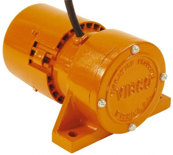 Vibco - 1 Phase, 1.5 Amp, 115 Volt, 7-1/2" Long, Electric Vibrators - 0 to 60 Lbs. Force, 48 Decibels - Exact Tooling