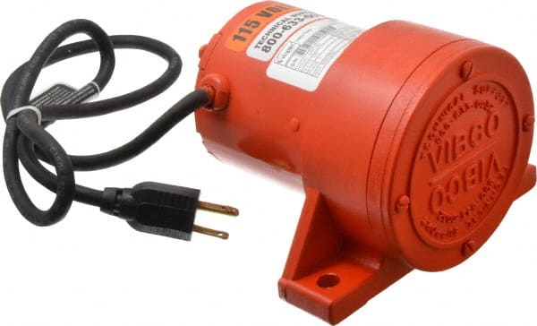 Vibco - 1 Phase, 1.7 Amp, 115 Volt, 5-3/8" Long, Electric Vibrators - 0 to 80 Lbs. Force, 50 Decibels - Exact Tooling