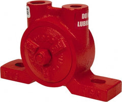 Vibco - 160 Lb. Force, 8 Cubic Feet per Minute, 11,000 RPM, 70 Decibel, Pneumatic Vibrator - 5-3/16" Long x 2-3/4" Wide x 3-7/16" High, 1/4 Port Inlet, 3/8 Port Outlet - Exact Tooling