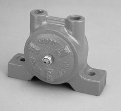 Vibco - 900 Lb. Force, 21 Cubic Feet per Minute, 4,500 RPM, 77 Decibel, Pneumatic Vibrator - 8-13/16" Long x 4-3/4" Wide x 5-3/4" High, 1/2 Port Inlet, 3/4 Port Outlet - Exact Tooling