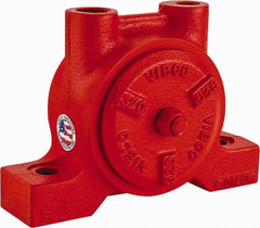 Vibco - 600 Lb. Force, 10 Cubic Feet per Minute, 6,800 RPM, 70 Decibel, Pneumatic Vibrator - 6" Long x 4" Wide x 4-7/8" High, 3/8 Port Inlet, 1/2 Port Outlet - Exact Tooling