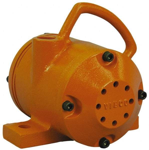 Vibco - 2,000 Lb. Force, 35 Cubic Feet per Minute, 6,000 RPM, 78 Decibel, Pneumatic Vibrator - 7-5/8" Long x 7-3/4" Wide x 7-3/8" High, 3/4 Port Inlet, 3/4 Port Outlet - Exact Tooling