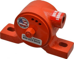 Vibco - 160 Lb. Force, 8 Cubic Feet per Minute, 12,000 RPM, 70 Decibel, Pneumatic Vibrator - 5-1/16" Long x 1-5/16" Wide x 2-5/16" High, 1/4 Port Inlet - Exact Tooling