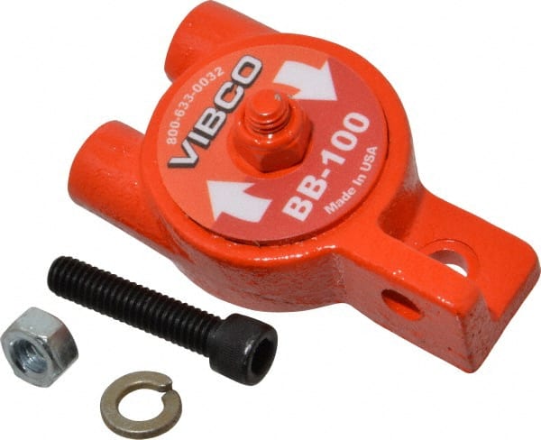 Vibco - 55 Lb. Force, 6 Cubic Feet per Minute, 24,000 RPM, 75 Decibel, Pneumatic Vibrator - 3-1/4" Long x 1-9/16" Wide x 1-7/8" High, 1/8 Port Inlet, 1/8 Port Outlet - Exact Tooling