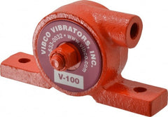 Vibco - 55 Lb. Force, 6 Cubic Feet per Minute, 24,000 RPM, 75 Decibel, Pneumatic Vibrator - 3-7/8" Long x 3/4" Wide x 2" High, 1/8 Port Inlet, 1/8 Port Outlet - Exact Tooling