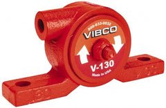 Vibco - 80 Lb. Force, 7-1/2 Cubic Feet per Minute, 19,000 RPM, 72 Decibel, Pneumatic Vibrator - 4-7/8" Long x 15/16" Wide x 2-5/16" High, 1/8 Port Inlet, 1/8 Port Outlet - Exact Tooling