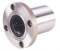 Value Collection - 5/8" ID, Round Flanged Double Linear Bearing - 1-1/8" OD - Exact Tooling