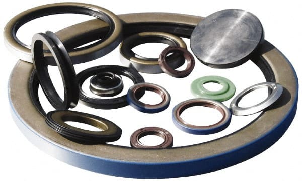 Value Collection - 7/8" ID x 1-1/4" OD SZ Automotive Shaft Seal - Nitrile, 0.188" Thick - Exact Tooling