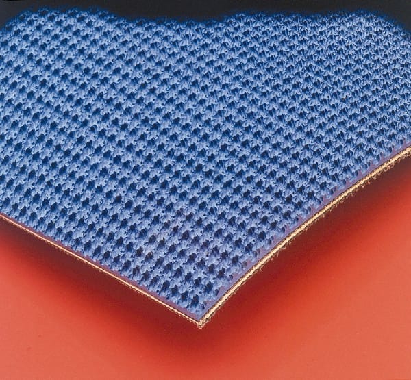 Made in USA - Incline Conveyor Belt - Carboxilated Nitrile Roughtop, 3-Ply, No. 20030230-12 - Exact Tooling