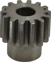 Boston Gear - 12 Pitch, 1.167" Pitch Diam, 14 Tooth Spur Gear - 3/4" Face Width, 1/2" Bore Diam, 0.92" Hub Diam, 14.5° Pressure Angle, Steel - Exact Tooling