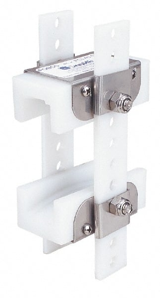 Made in USA - Chain Size 35, Polyethylene, Floating Roller Chain Tensioner - 2-1/2" Long - Exact Tooling