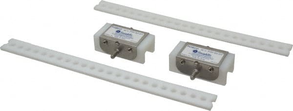 Made in USA - Chain Size 40, Polyethylene, Floating Roller Chain Tensioner - 3" Long - Exact Tooling