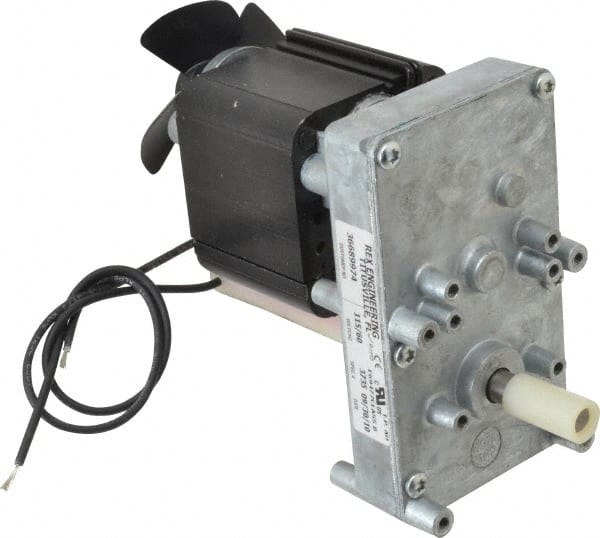 Made in USA - 115 Volt, 5 RPM, 680:1 Gear Ratio, ESP Gearmotor - 250 Torque - Exact Tooling