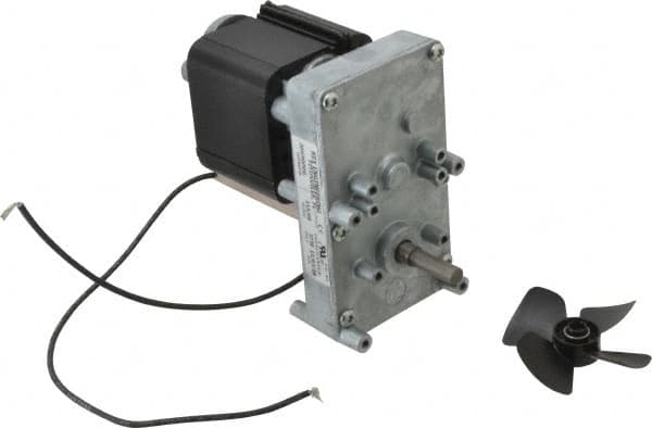 Made in USA - 115 Volt, 50 RPM, 63:1 Gear Ratio, ESP Gearmotor - 30 Torque - Exact Tooling