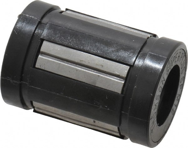 Thomson Industries - 12mm ID, 650 Lb Dynamic Load Capacity, Closed Linear Bearing - 22mm OD - Exact Tooling
