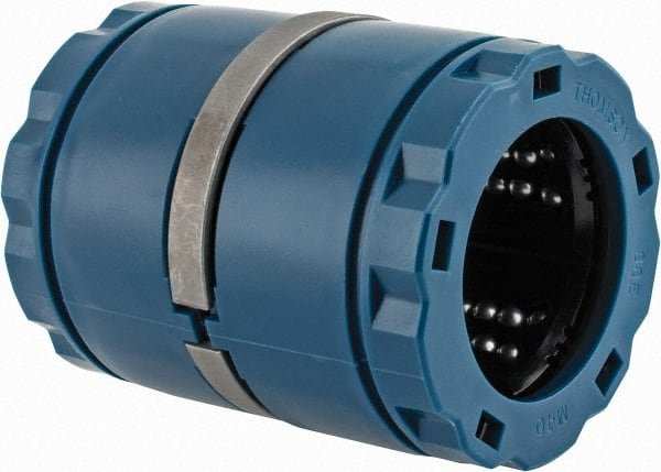 Thomson Industries - 40mm ID, 13,700 Lb Dynamic Load Capacity, Closed Linear Bearing - 62mm OD - Exact Tooling