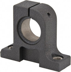 Thomson Industries - 20mm Diam, Malleable Iron Alloy Shaft Support - Plain Shafting - Exact Tooling