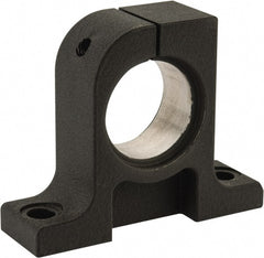 Thomson Industries - 40mm Diam, Malleable Iron Alloy Shaft Support - Plain Shafting - Exact Tooling