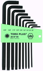 9 Piece - IP8; IP9; IP10; IP15; IP20; IP25; IP27; IP30; IP40 - TorxPlus L-Key Long Arm Set - Exact Tooling