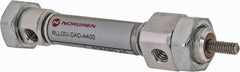 Norgren - 1/2" Stroke x 5/16" Bore Double Acting Air Cylinder - 10-32 Port, 5-40 Rod Thread - Exact Tooling