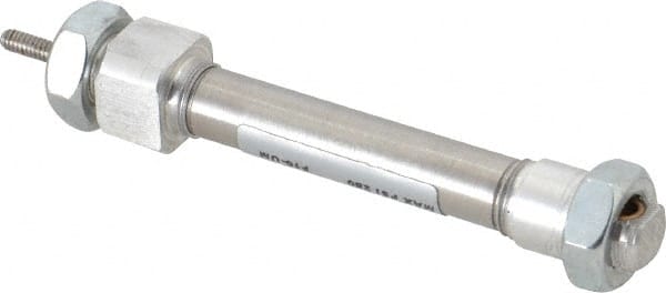 Norgren - 1/2" Stroke Single Acting Air Cylinder - 10-32 Port, 10-32 Rod Thread - Exact Tooling