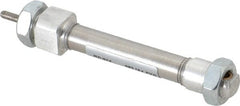 Norgren - 1/2" Stroke Single Acting Air Cylinder - 10-32 Port, 10-32 Rod Thread - Exact Tooling
