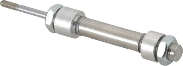 Norgren - 1" Stroke Double Acting Air Cylinder - 10-32 Port, 10-32 Rod Thread - Exact Tooling