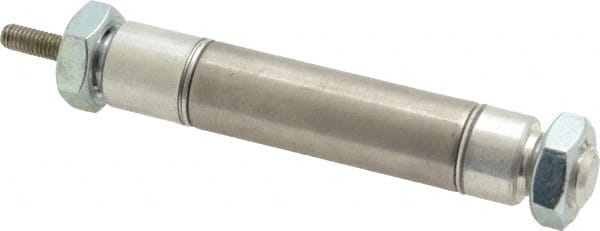 Norgren - 1" Stroke x 9/16" Bore Double Acting Air Cylinder - 10-32 Port, 10-32 Rod Thread - Exact Tooling