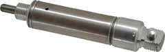Norgren - 1" Stroke x 3/4" Bore Single Acting Air Cylinder - 1/8 Port, 1/4-28 Rod Thread - Exact Tooling