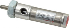 Norgren - 1/2" Stroke x 3/4" Bore Double Acting Air Cylinder - 1/8 Port, 1/4-28 Rod Thread - Exact Tooling