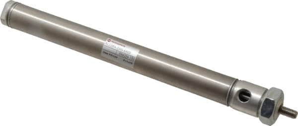 Norgren - 6" Stroke x 3/4" Bore Double Acting Air Cylinder - 1/8 Port, 1/4-28 Rod Thread - Exact Tooling